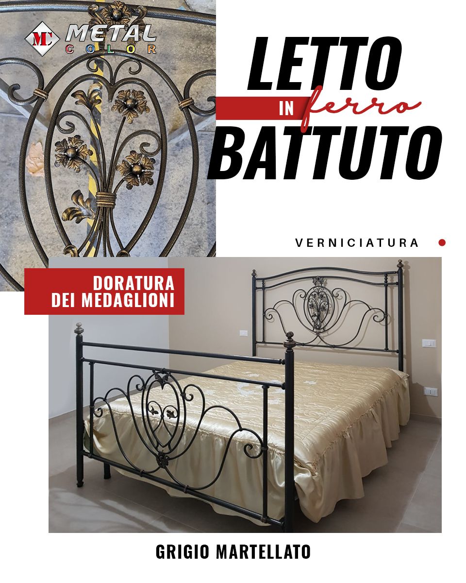 Letto in ferro battuto