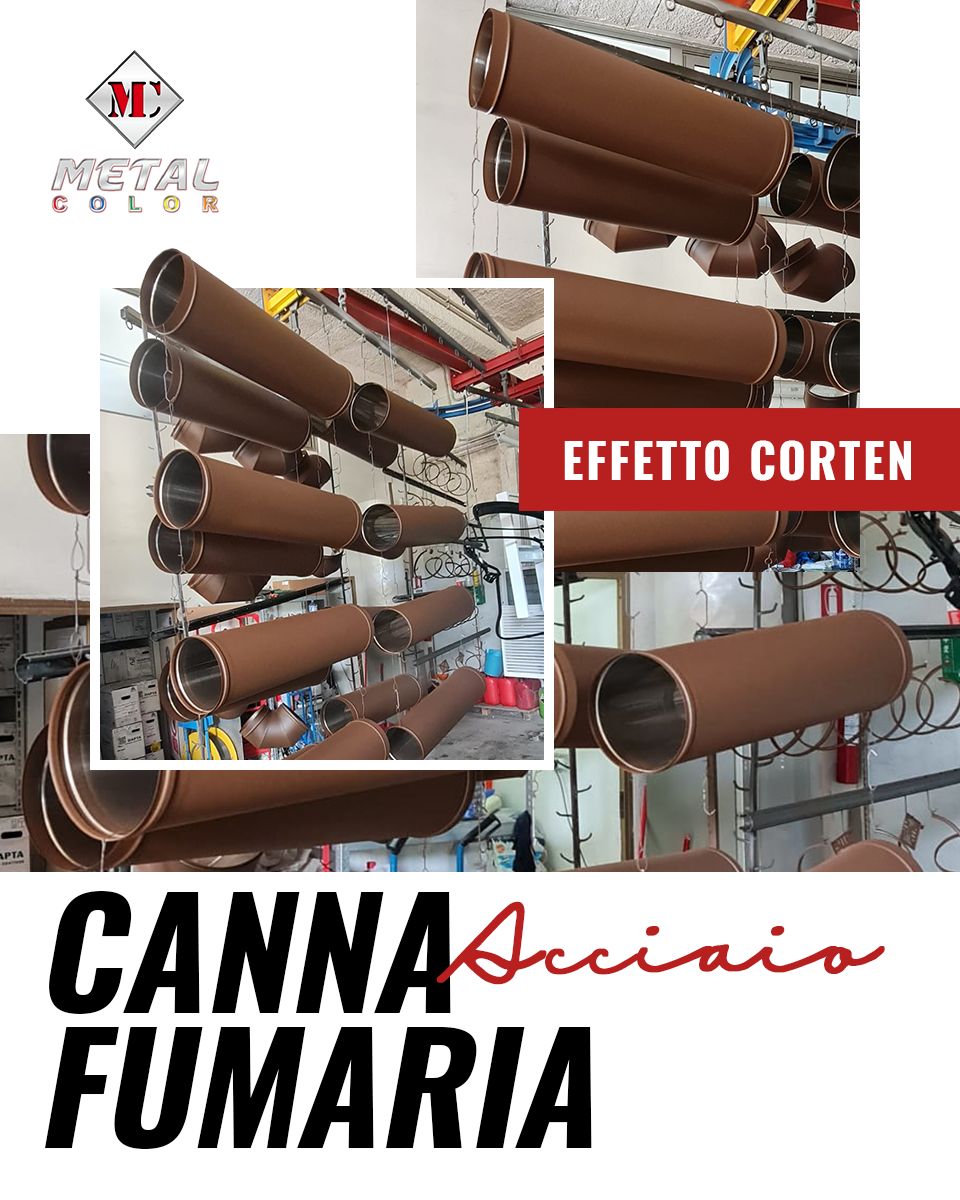 Canna fumaria effetto CorTen