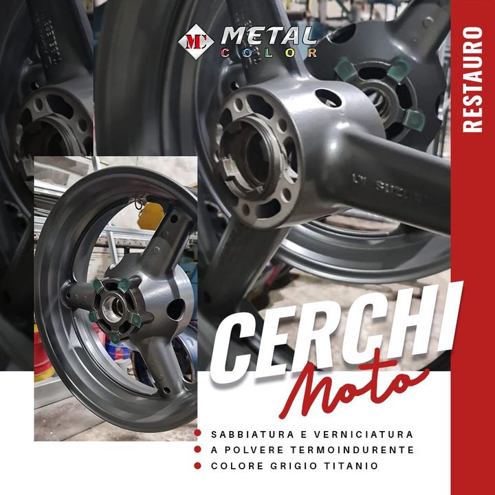 CERCHI MOTO  METALCOLOR

La nostra verniciatura è una certezza per