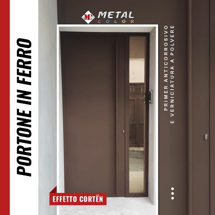 PORTONE IN FERRO

🎨 Ultima creazione da Metal Color: verniciatura portone